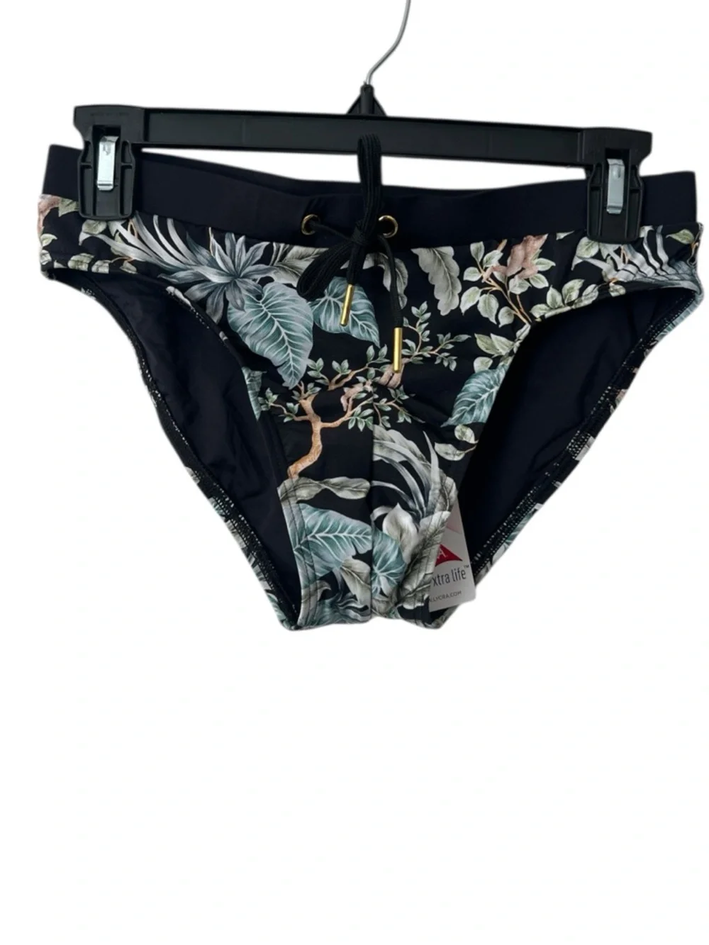 Aqua Blu Sumatra Multi Floral Racer Briefs Size M